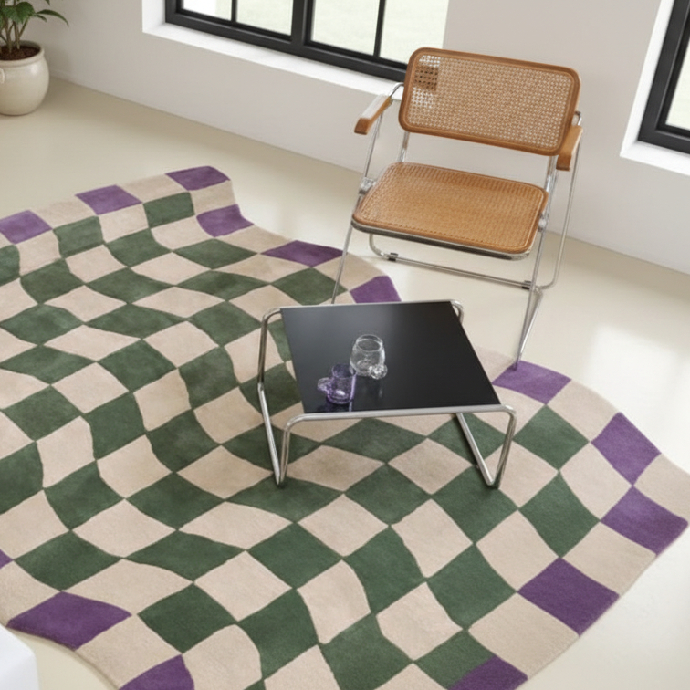 Tapete Moderno Aura Wave – Irregular e Macio